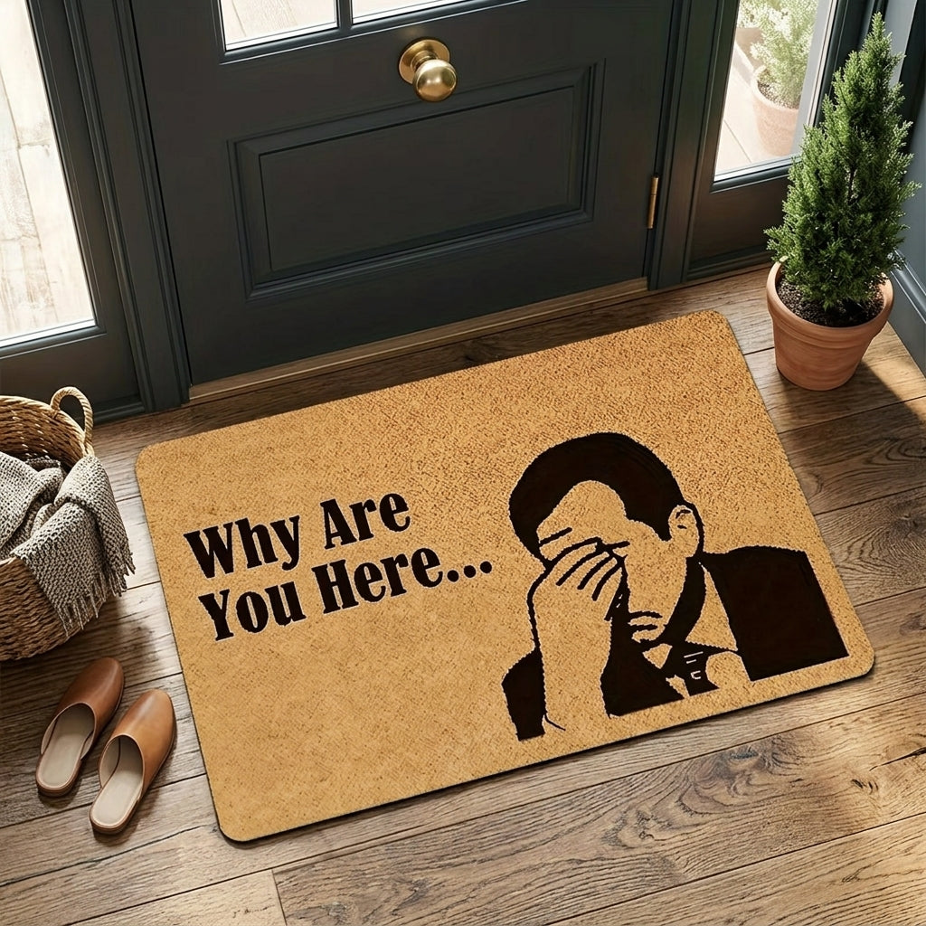 SASSYSTEP – Humorous Door Mat for Playful Entryway Charm