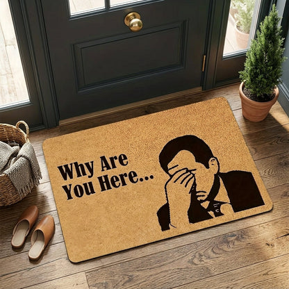 SASSYSTEP – Humorous Door Mat for Playful Entryway Charm