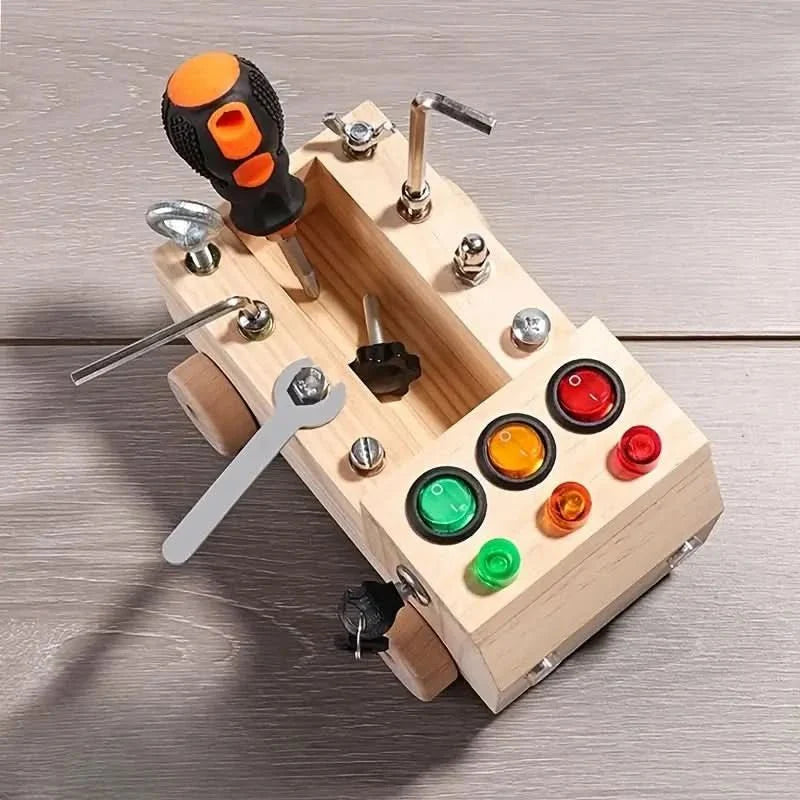 BRAINBOLT – Interactive Busy Board for Fine Motor Skills and Early Learning