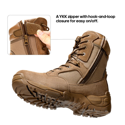 TREKVAULT – Waterproof Tactical Boots for Outdoor Work