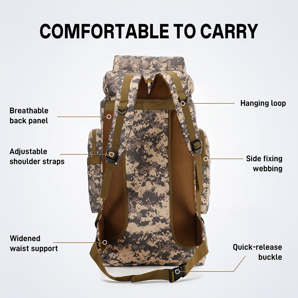 TRAILFORT - 80L Tactical Hiking Backpack
