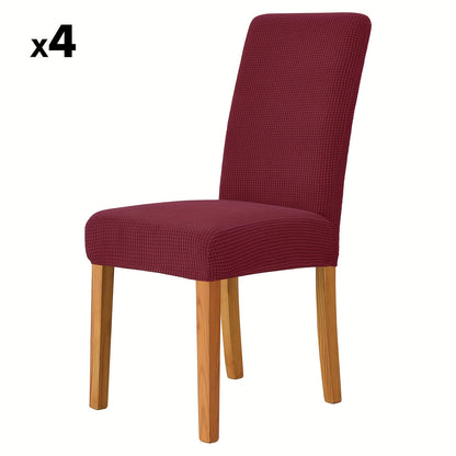 ELASTICVELVET – Elegant Stretch Velvet Chair Covers for Instant Dining Room Renewal