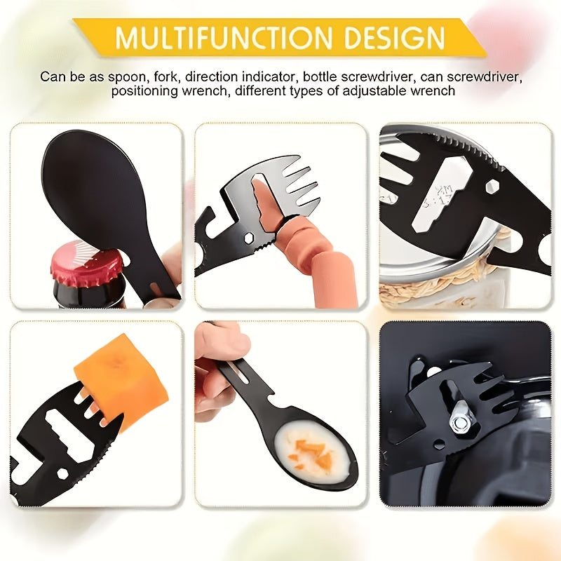 CAMPEDGE - 10-in-1 Stainless Steel Multi-Tool Spoon