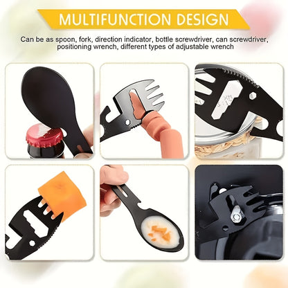 CAMPEDGE - 10-in-1 Stainless Steel Multi-Tool Spoon