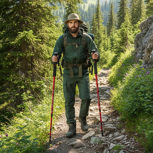 RIDGEWALK - Adjustable Aluminum Trekking Poles Set
