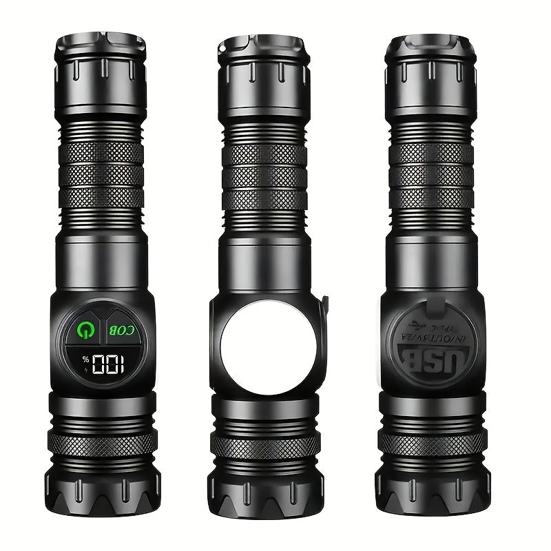 BEAMFORGE – Rechargeable Tactical Flashlight for Outdoor, Hike and Emergency Use