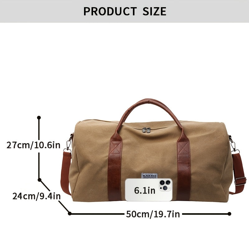 URBANTOTE – Large Capacity Vintage Washed Travel Duffel Bag