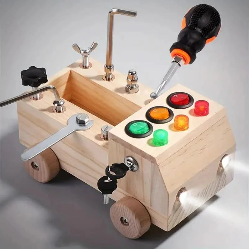 BRAINBOLT – Interactive Busy Board for Fine Motor Skills and Early Learning