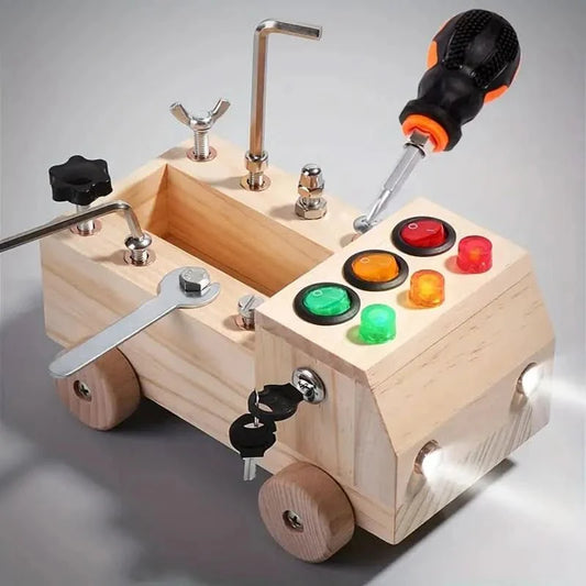 BRAINBOLT – Interactive Busy Board for Fine Motor Skills and Early Learning