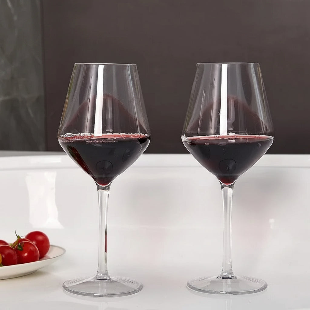 CRYSTELLE – Reusable Wine Glass Set for Elegant Indoor and Outdoor Entertaining