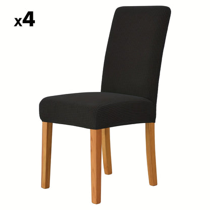 ELASTICVELVET – Elegant Stretch Velvet Chair Covers for Instant Dining Room Renewal