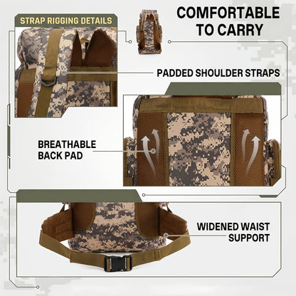 TRAILFORT - 80L Tactical Hiking Backpack