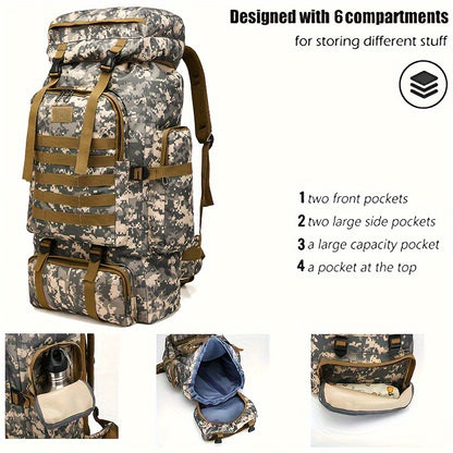 TREKPRO – Outdoor Travel Backpack for Hiking and Camping Adventures