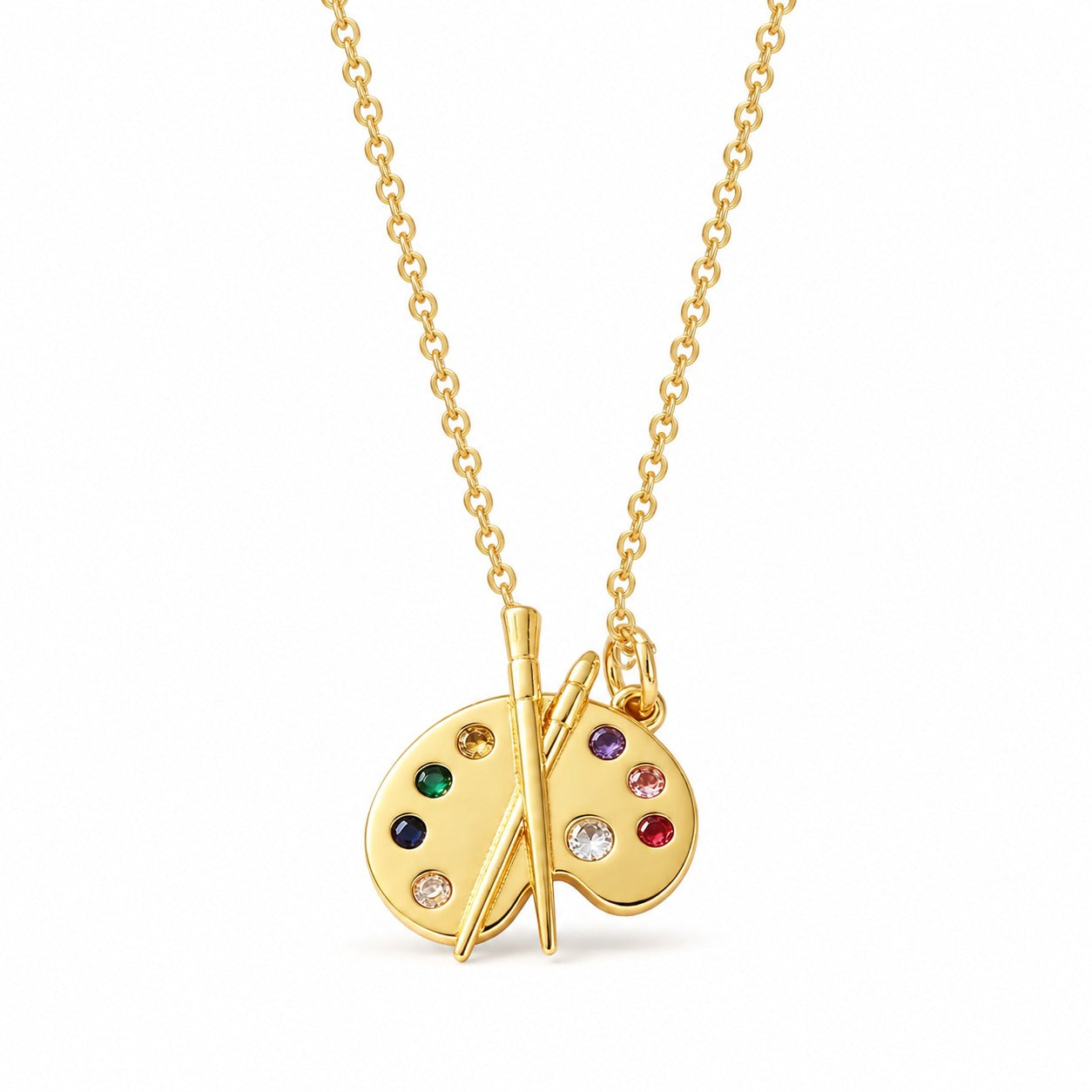 ARTELUNA – Gemstone Pendant Necklace for Creative Everyday Elegance