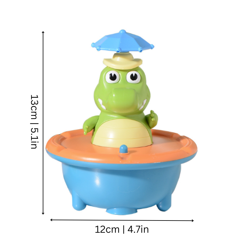 SPLASHSNAP – Light Up Floating Crocodile Bath Toy