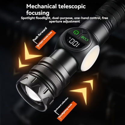 BEAMFORGE – Rechargeable Tactical Flashlight for Outdoor, Hike and Emergency Use