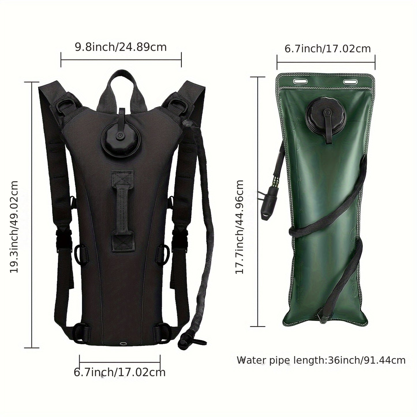 HYDROTRAIL - Hydration Backpack with Water Bladder