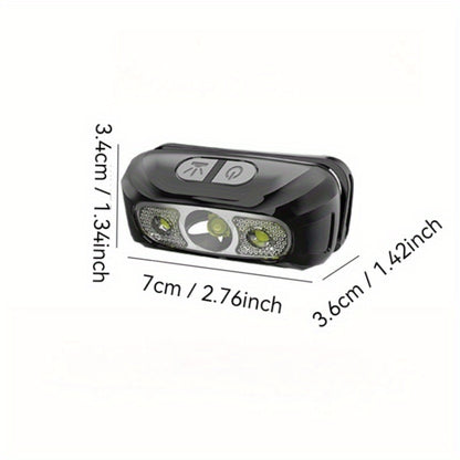 LUMITREK – Rechargeable LED Headlamp 2 Pack for Outdoor Lighting