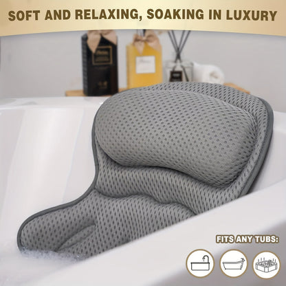 RELAXREST – Ergonomic Mesh Spa Bath Pillow