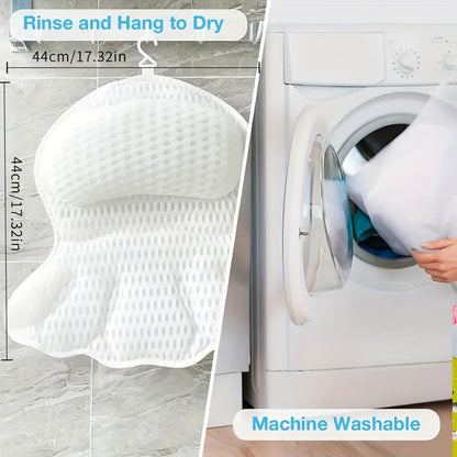 RELAXREST – Ergonomic Mesh Spa Bath Pillow