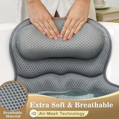 RELAXREST – Ergonomic Mesh Spa Bath Pillow