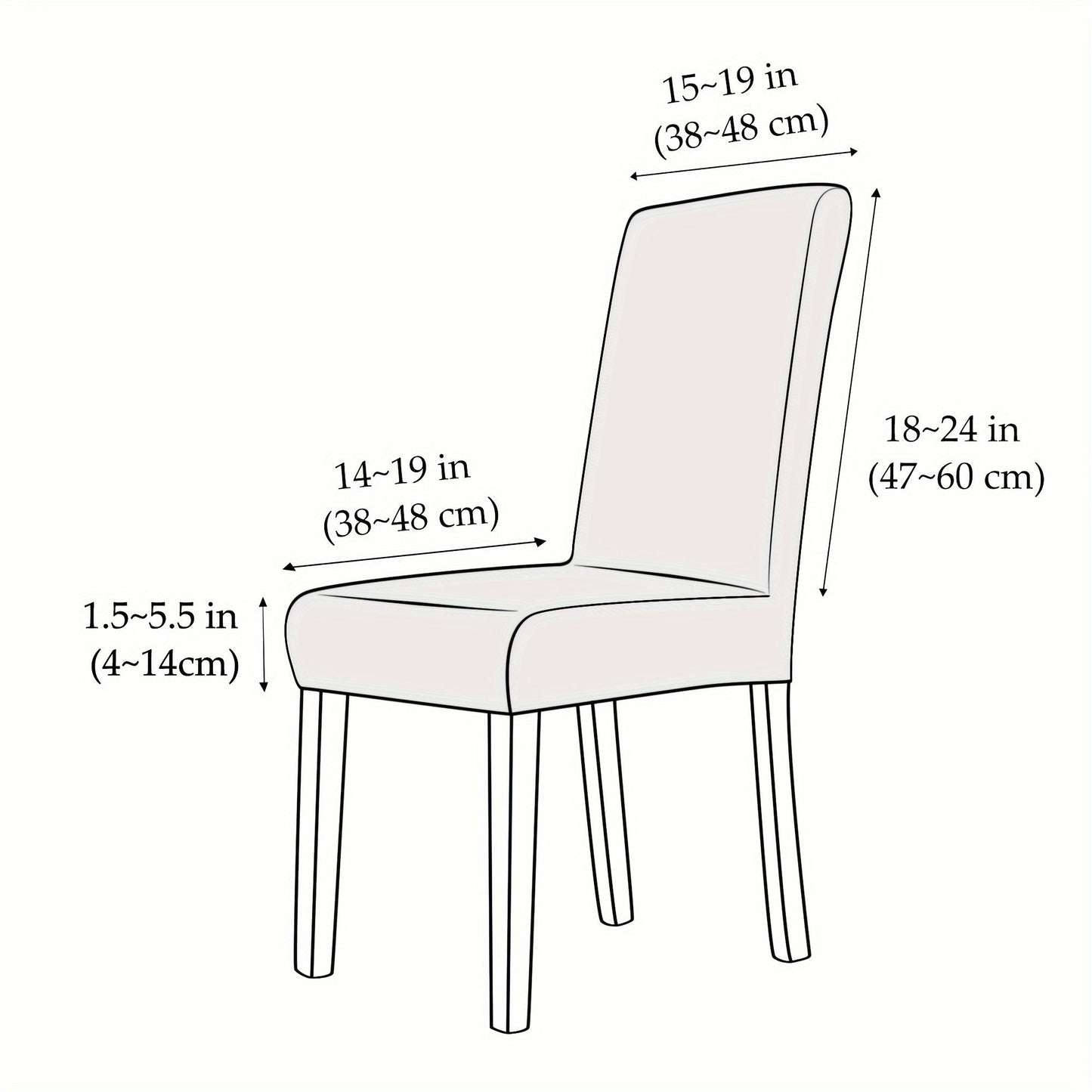 ELASTICVELVET – Elegant Stretch Velvet Chair Covers for Instant Dining Room Renewal