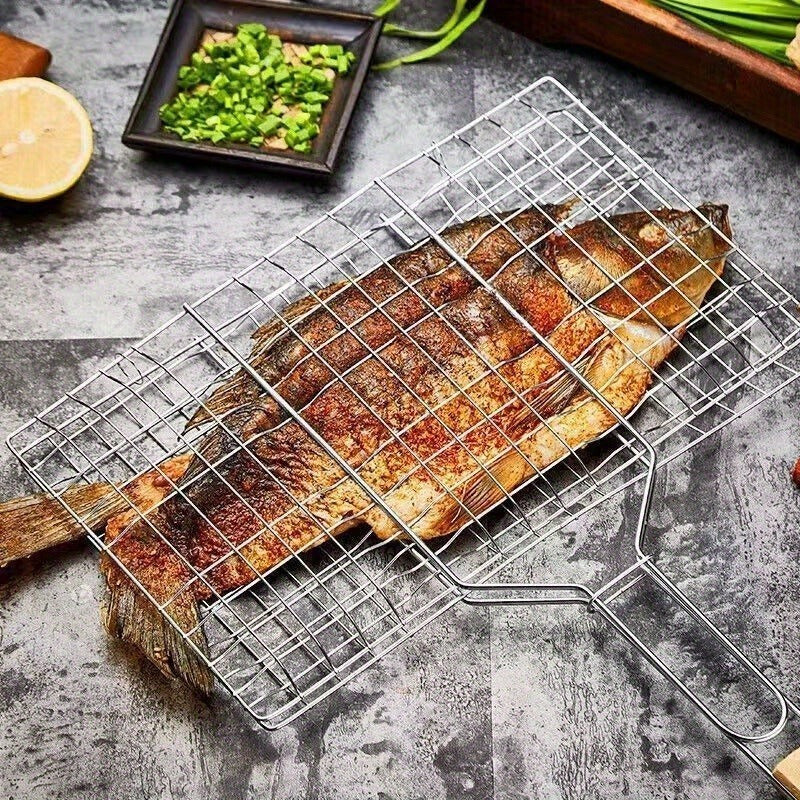GRILLMESH – Large Capacity BBQ Basket for Even Outdoor Grilling Control