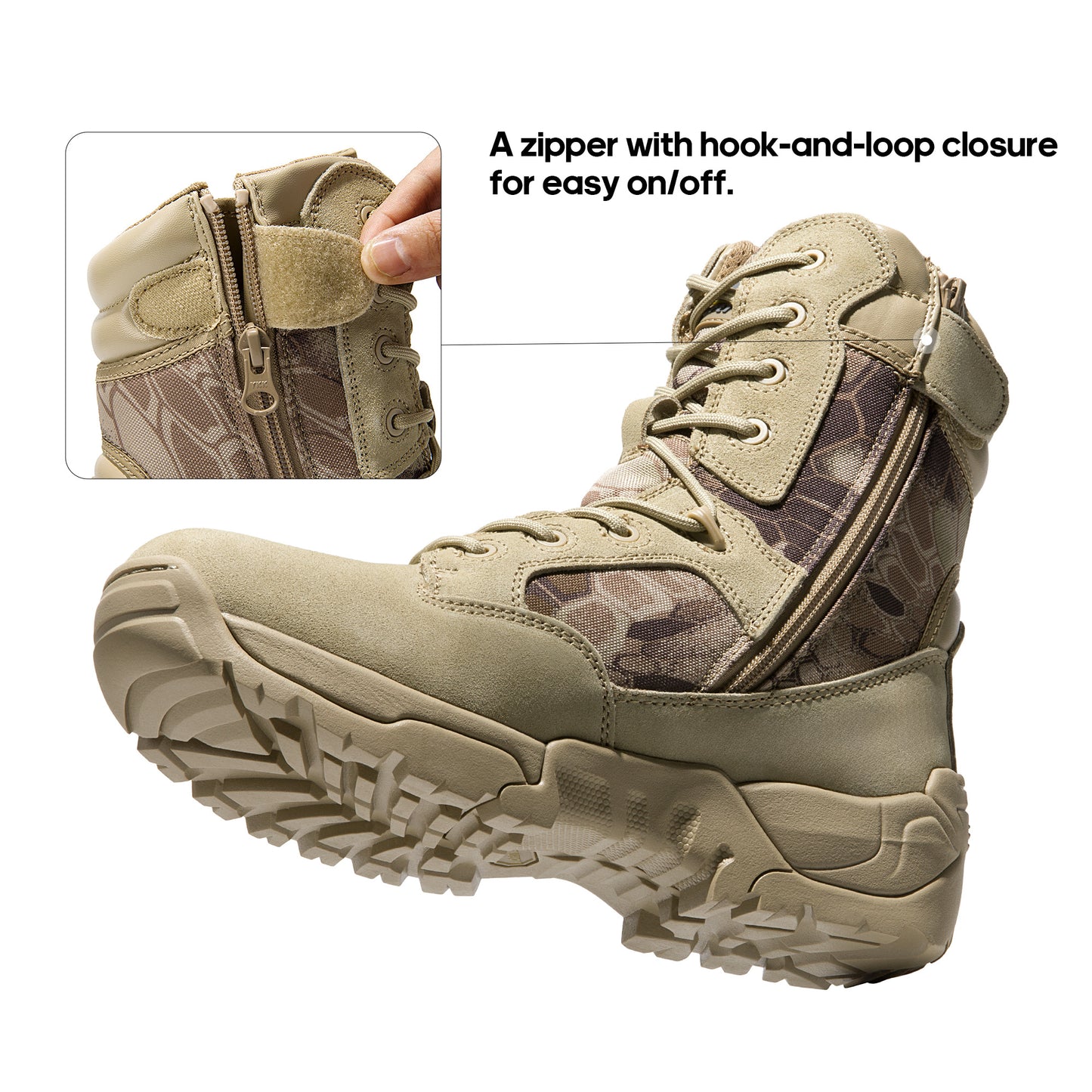 TREKVAULT – Waterproof Tactical Boots for Outdoor Work