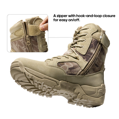 TREKVAULT – Waterproof Tactical Boots for Outdoor Work