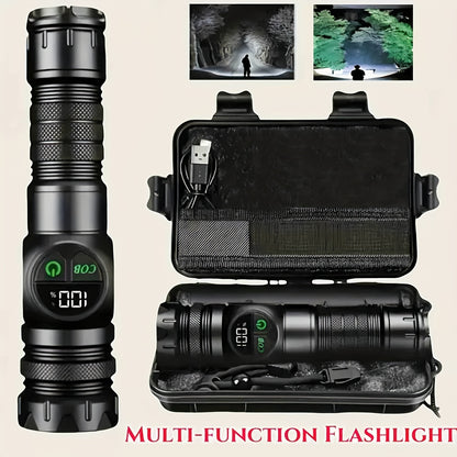 BEAMFORGE – Rechargeable Tactical Flashlight for Outdoor, Hike and Emergency Use