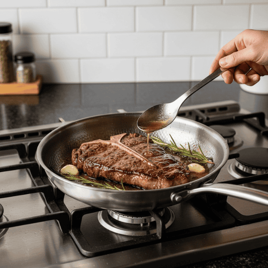 TITANRAW PAN – Coating-Free Titanium Frying Pan for Natural Cooking Performance