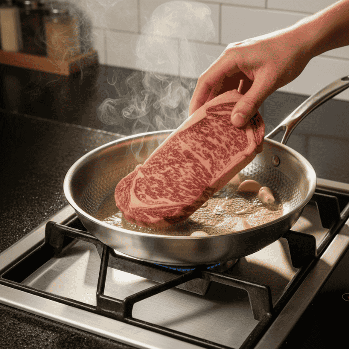 TITANRAW PAN – Coating-Free Titanium Frying Pan for Natural Cooking Performance