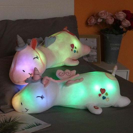GLOWICORN – Light Up Unicorn Plush for Magical Bedtime Comfort
