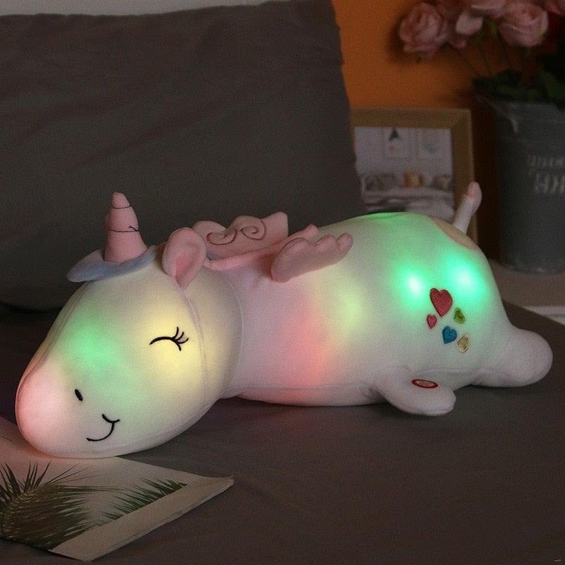 GLOWICORN – Light Up Unicorn Plush for Magical Bedtime Comfort