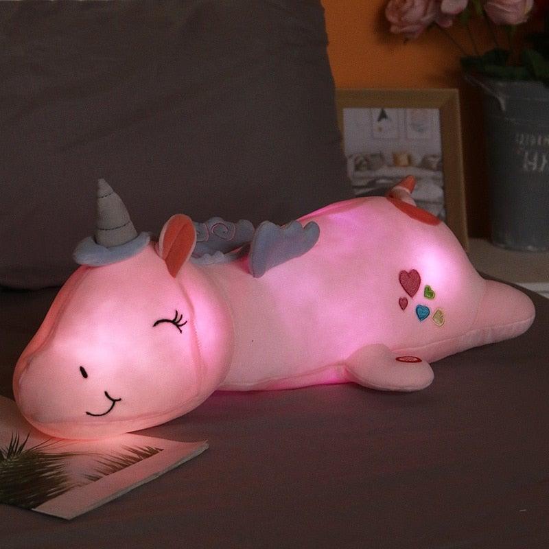 GLOWICORN – Light Up Unicorn Plush for Magical Bedtime Comfort