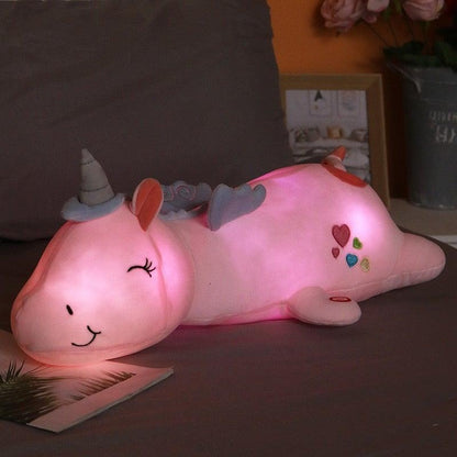 GLOWICORN – Light Up Unicorn Plush for Magical Bedtime Comfort