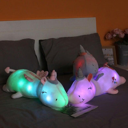 GLOWICORN – Light Up Unicorn Plush for Magical Bedtime Comfort