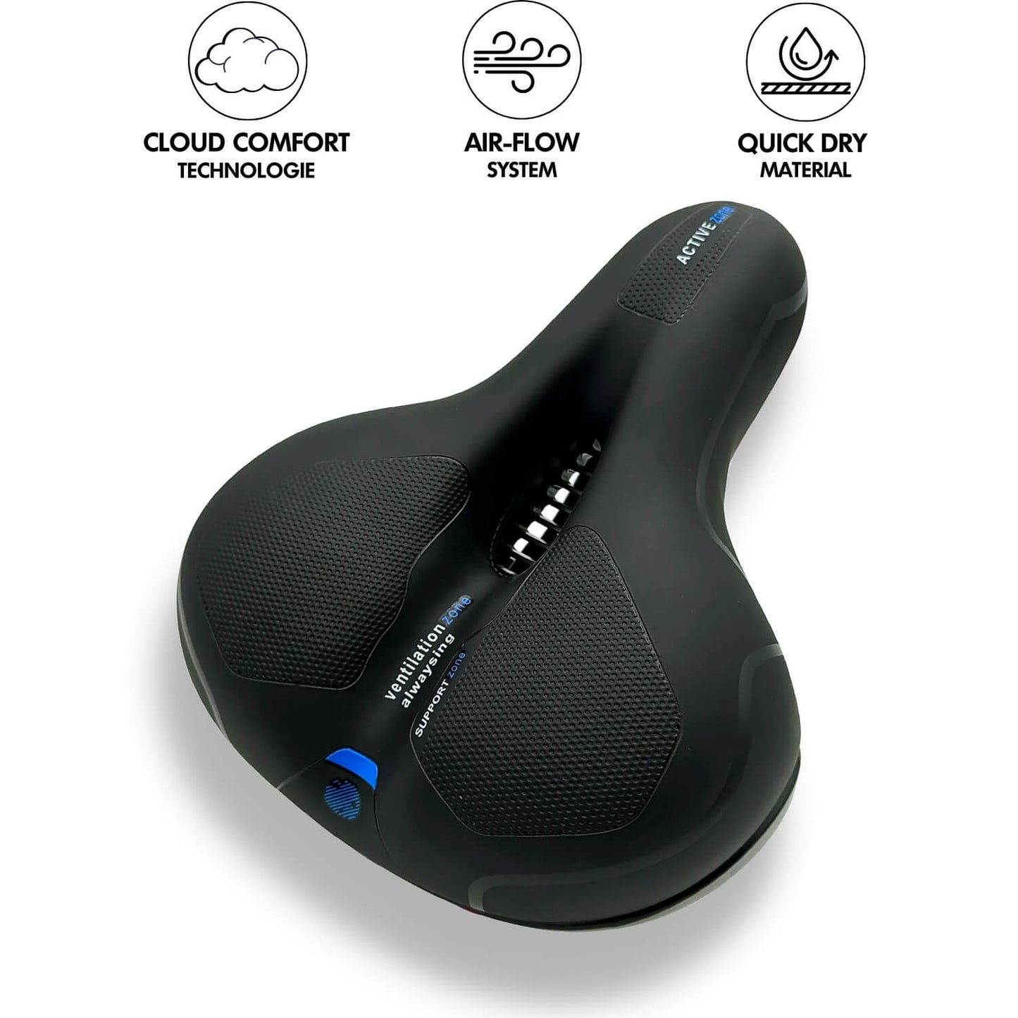 COMFORTRIDE – Gel Cushion Shock Absorbing Bike Seat