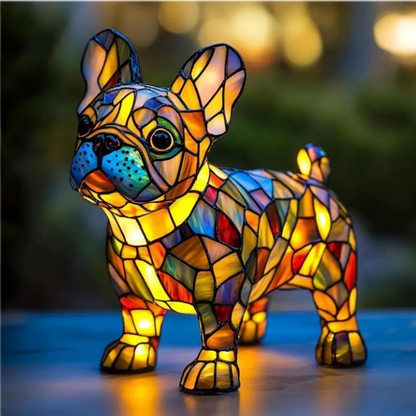MOSAIGLOW – Stained Glass Animal Table Lamp Night Light