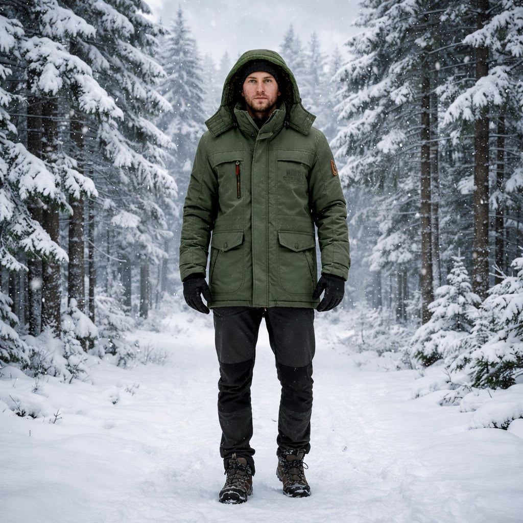 SNOWSHIELD – Insulated Winter Parka for Warmth and Cold-Weather Protection