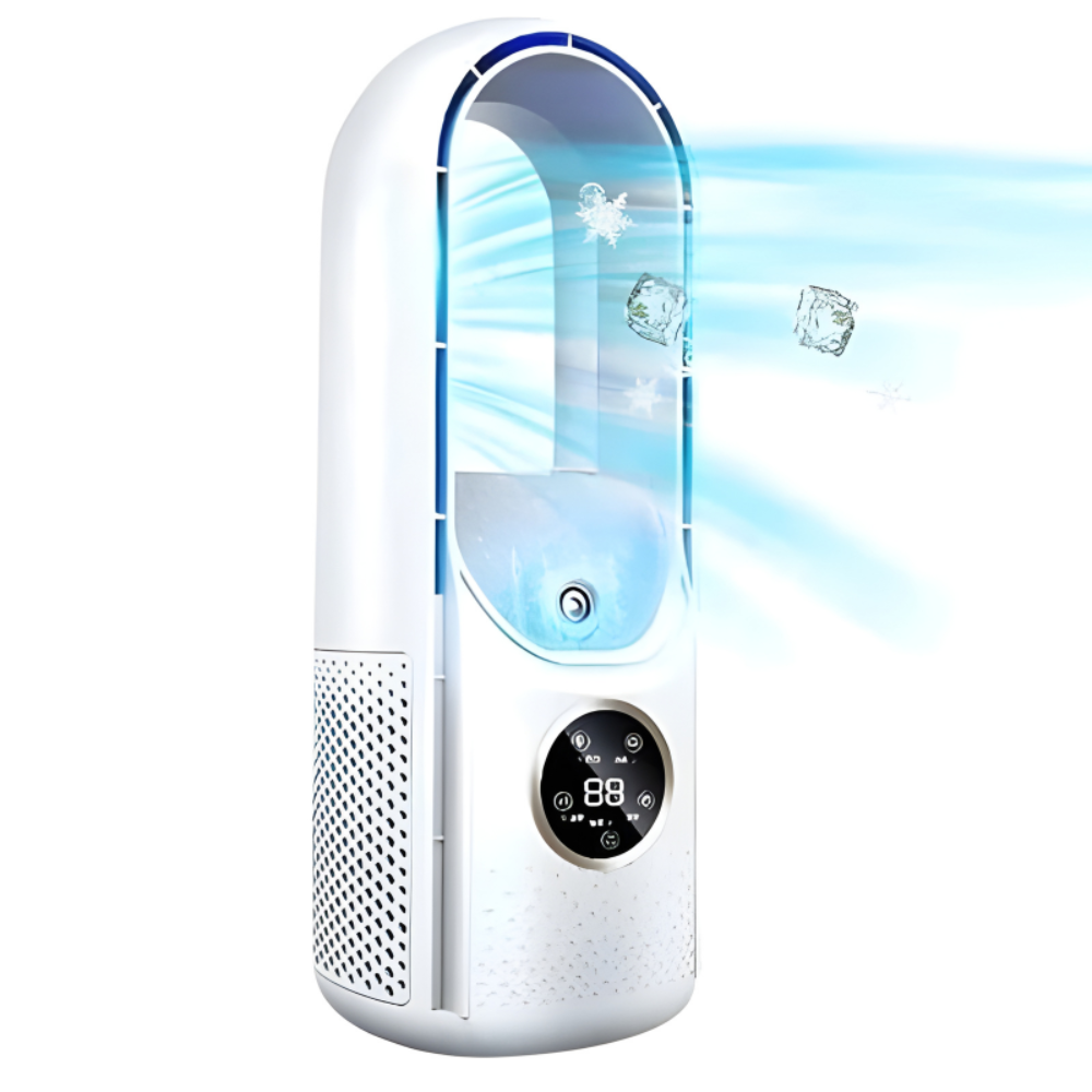 Portable Air Cooler Quiet Compact Bladeless Cooling