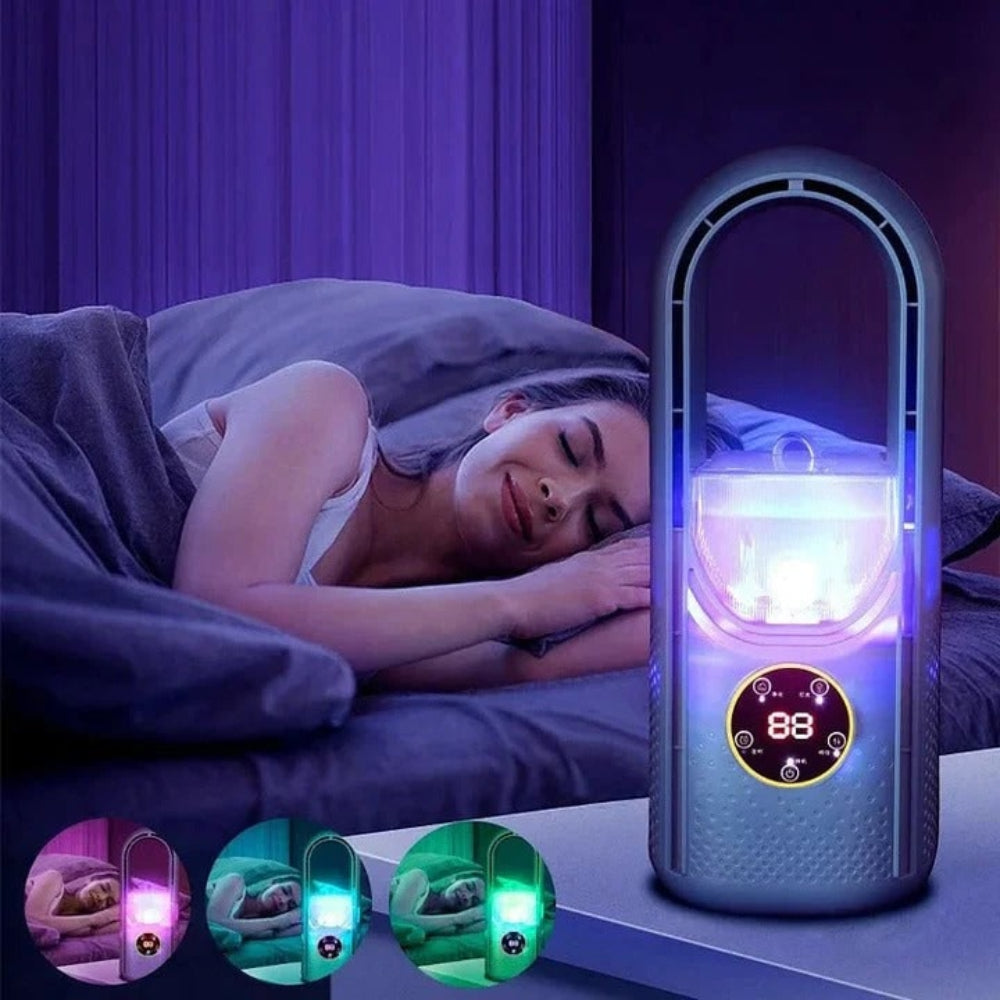 Portable Air Cooler Quiet Compact Bladeless Cooling