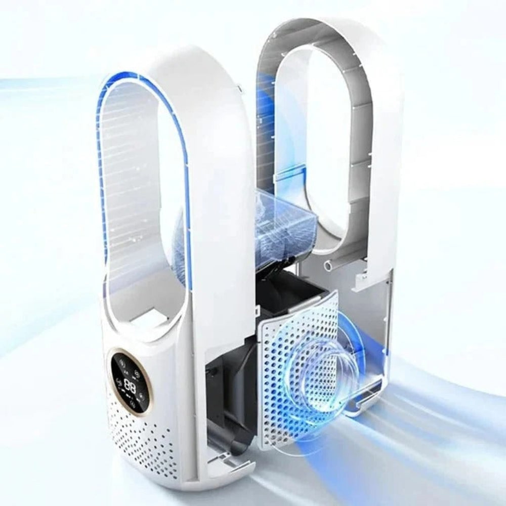 Portable Air Cooler Quiet Compact Bladeless Cooling