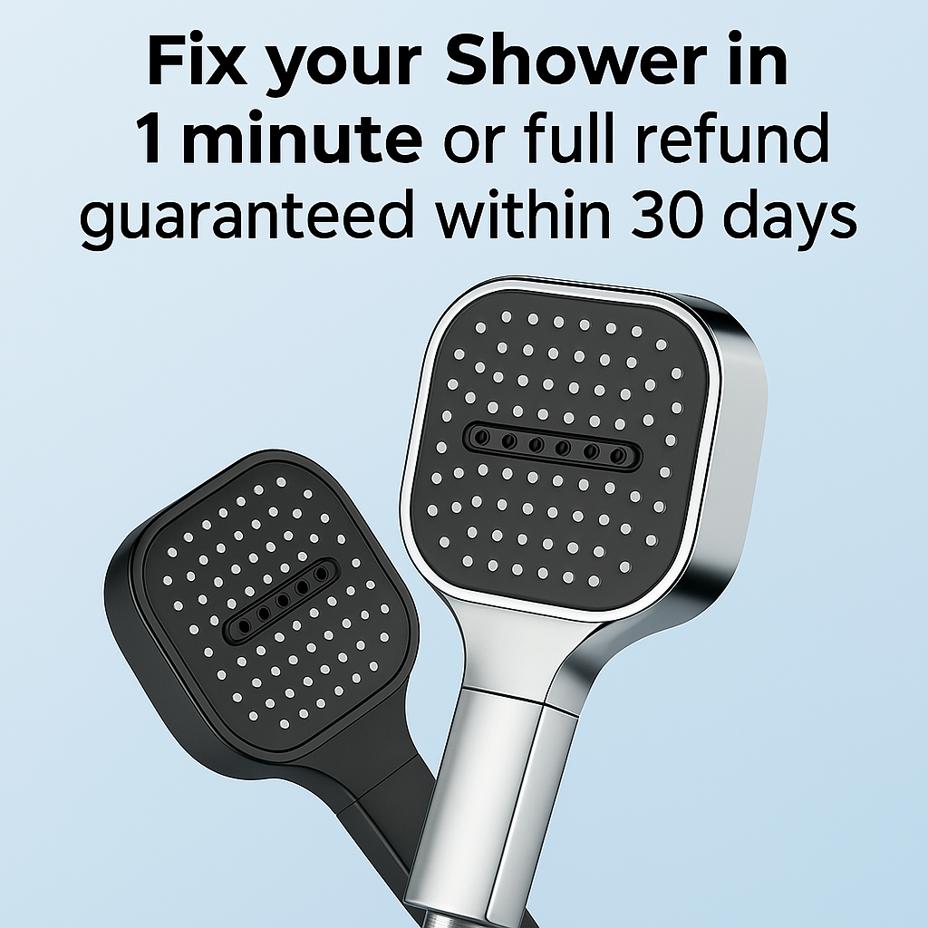 PUREJET – Turbo Shower Head for Powerful and Refreshing Water Flow