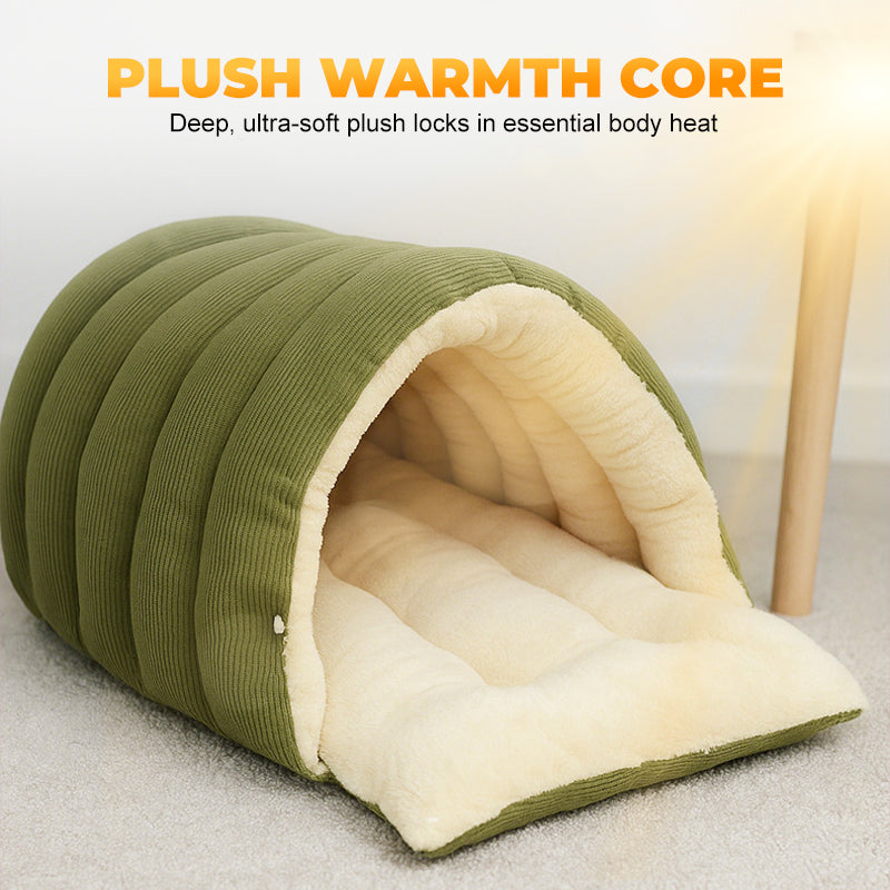 PAWSNUG – Cozy Pet Cave for Warm and Secure Relaxation