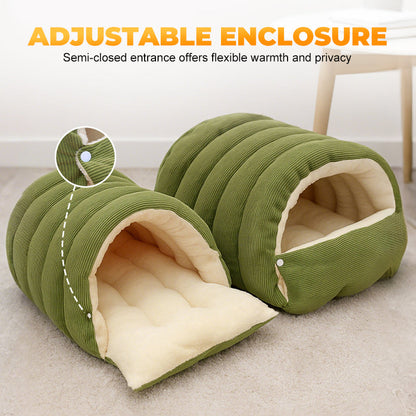 PAWSNUG – Cozy Pet Cave for Warm and Secure Relaxation