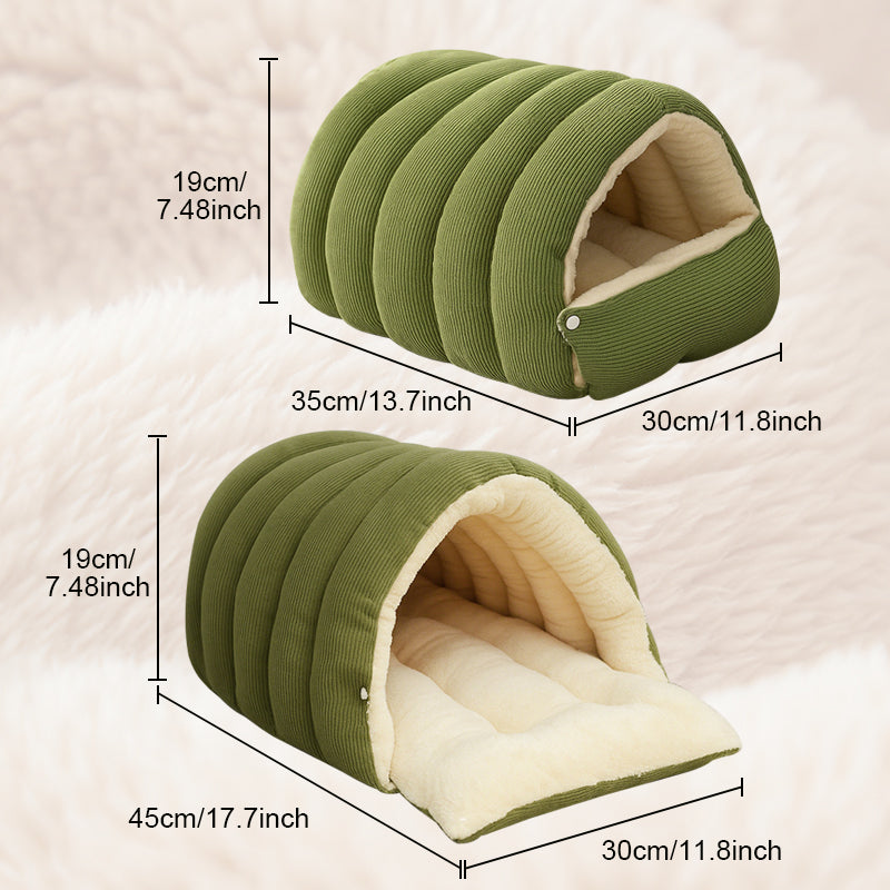 PAWSNUG – Cozy Pet Cave for Warm and Secure Relaxation