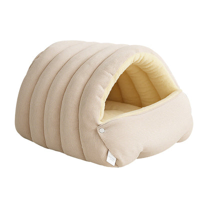 PAWSNUG – Cozy Pet Cave for Warm and Secure Relaxation