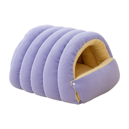PAWSNUG – Cozy Pet Cave for Warm and Secure Relaxation