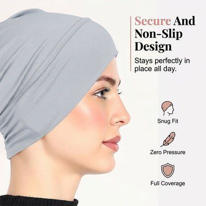ELEGARA – Stretch Turban Cap for Effortless Everyday Style